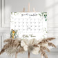 Safari Animal "Guess The Date!" Baby Shower Sign