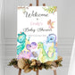 Little Dinosaur Baby Shower Welcome Sign