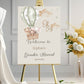 Safari Animals in Hot Air balloon Gender Reveal Welcome Sign