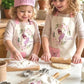 Dancing Ballerina - Personalised Kids Linen Style Baking Set