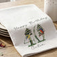 Personalized birthday tea towel with name