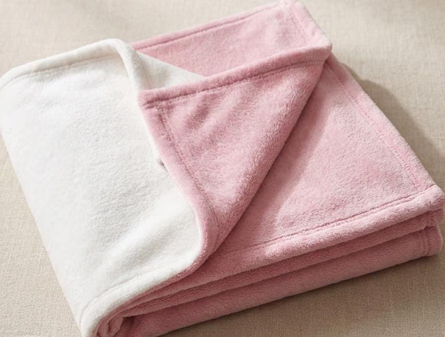 Personalised Pooh Bear Baby Blanket, Birth Announcement New Arrival Name Date toddler Keepsake,