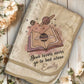 Personalised 'Book lovers never go to bed alone' Reading Blanket