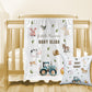 FUTURE FARMER- Personalised Baby Blanket Cushion Romper Set