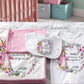 Personalised Pink Rabbit Christening Baby Outfit Gift Set