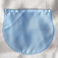 Rainbow Print Personalised Kids Linen Blue pocket Baking Set