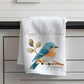 Personalised Cute Bird Design Quality Linen Cooking Apron Gift Set