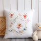 Personalised Fairy Wreath Cushion | Custom Name Nursery Pillow