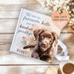 Personalised Pet Memorial Cushion & Photo Pillow - Custom Dog Portrait Remembrance Gift - Favourite Hello Hardest Goodbye