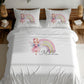 Rainbow Fairy Girl - Personalised Duvet Cover Set
