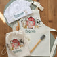Farm Animals- Personalised Kids Baking Set