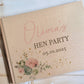 Hen Do Golden Beige Personalised Hardcover Guestbook