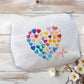 Rainbow Hearts Makeup Bag