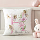 Personalised Magical Fairy Floral Nursery Cushion