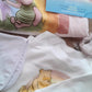 Pooh bear Piglet Rainbow Personalised nursery set with blanket : Blanket, Bib, Sleepsuit gift