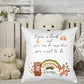 Forest Animals Rainbow Kids Personalised  Pocket Pillow