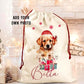 Personalised Doggy Christmas Add Your Own Photo Santa Sack