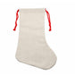 Personalised Linen Large Santa Claus Sack:  Custom Xmas Gift toy Bag Christmas Stocking