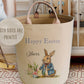 Blue Bunny Personalised Easter Felt Basket