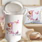 Personalised Ballerina Design Large Toy basket Gift Set With Cushion