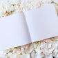 Personalised Engagement Party Elegant Wedding Guest Book with Ribbon