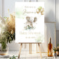 Personalised Gold Theme Elephant Baby Shower Welcome Sign