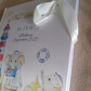 Personalised First Holiday Elephant Sailor  Memory Book with Ribbon