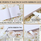 Personalised Classic Pooh Baby Shower Guestbook - Custom Name & Date Hardcover Memory Book, Vintage Meadow Floral Wreath Ribbon Keepsake