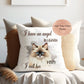 Custom Made Own photo Design Cat Lovers Memory  Cushion Gift