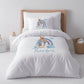 Blue Bunny Rainbow - Personalised Duvet Cover Set