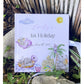 Personalised Cute First Holiday Elephant Print Memory Book with Ribbon