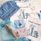 Personalised Kids Dinosaur Apron & Chef Hat Set | Custom Baking Gift