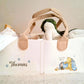 Personalised Pooh Bear Birth Announcement Blanket, nappy cuddy, Watercolour Nursery Throw gift set