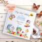 Beach Party Animals First Holiday Kids Memory Book with Ribbon