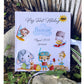 Beach Party Animals First Holiday Kids Memory Book with Ribbon