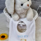 Personalised Page Boy Bear Theme Baby Romper Set