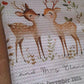 Personalised Deer Watercolour Tea Towel | Custom Wedding & Anniversary Gift