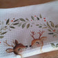 Personalised Deer Watercolour Tea Towel | Custom Wedding & Anniversary Gift