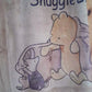 Personalised Pooh Bear Snuggle Blanket, Custom Throw, Watercolour Art Comfort Gift 120X150CM