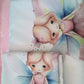 Rainbow Fairy Girl - Personalised Duvet Cover Set
