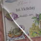 Personalised Cute First Holiday Elephant Print Memory Book with Ribbon