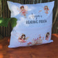 Personalised Pink Magical Ballerina Design Nursery Pocket Cushion
