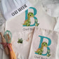Personalised Kids Dinosaur Chef Hat and Apron Set - Custom Name Baking Kit for Boys & Girls