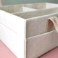 Custom named Adorable  Bunny Print Baby Nappy Caddy Organiser - Personalised