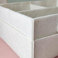 Custom named Adorable  Bunny Print Baby Nappy Caddy Organiser - Personalised